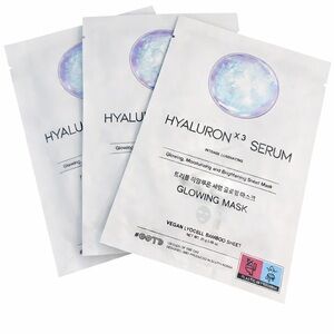 Hyaluron Serum Glowing Mask - Set of 3